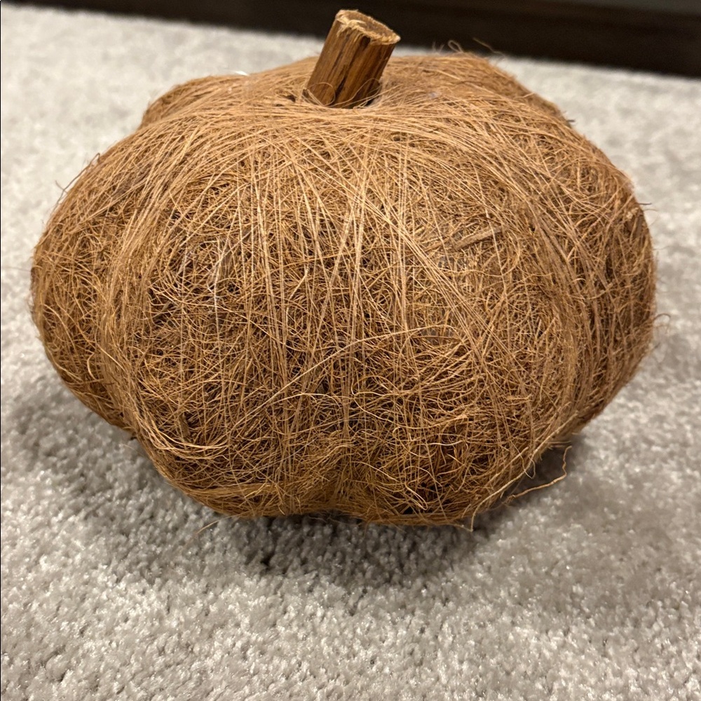 Rustic Brown Decorative Pumpkin